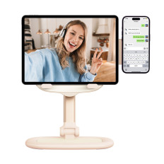 Justerbart stativ på tablett och telefon Snittahell serie rosa