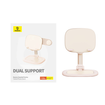 Stand ajustável no tablet e telefone seashell série rosa
