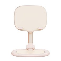 Adjustable stand on tablet and phone Seashell series pink