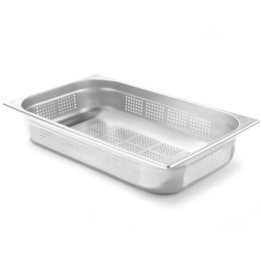 Conteneur GN 1/1 Kitchen Line perforé hauteur 100 mm - Hendi 807132