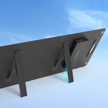 Camping solar charger Solar panel Folding 400W black