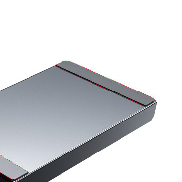 HUB adapteris tvaika klāja USB-C USB-A HDMI RJ45 PD Gray
