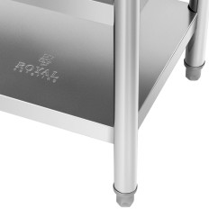 Tabelis. Worktop. Kesk-terasest. Terase 2 riiulid 180 x 60 cm