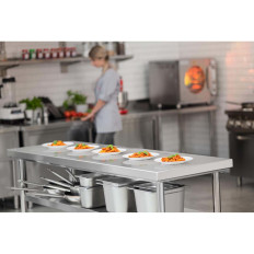 Tabelis. Worktop. Kesk-terasest. Terase 2 riiulid 180 x 60 cm