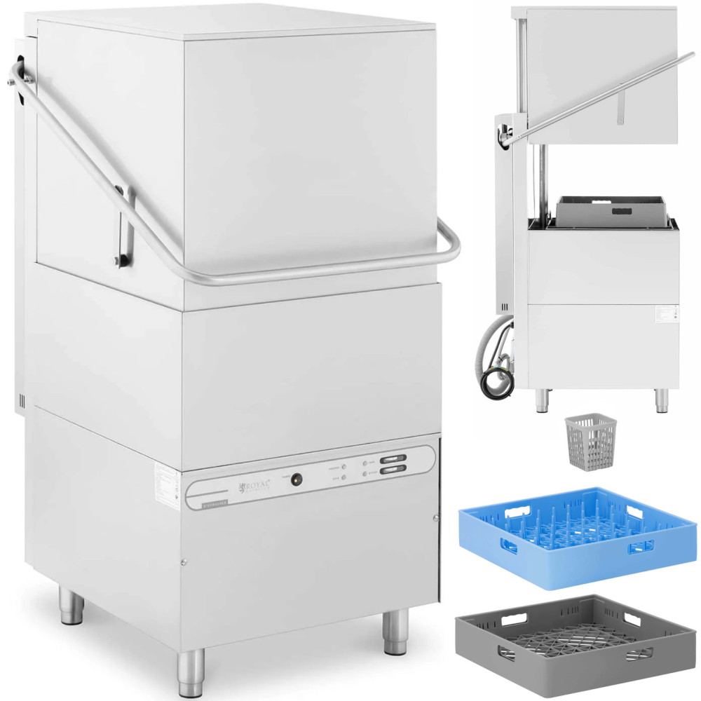 Diskmaskin för rätter glasplattor Korg 50 x 50 cm till 30 cykler / h 8600 w