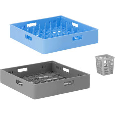 Vaatwasser voor gerechten Glazen platen Mand 50 x 50 cm tot 30 cycli / H 8600 W