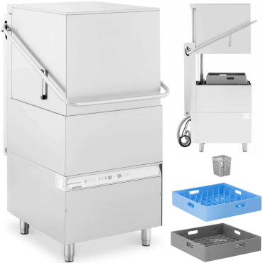 Máquina de lavar louça para pratos cesta de placas de vidro 50 x 50 cm a 60 ciclos / H 8600 W