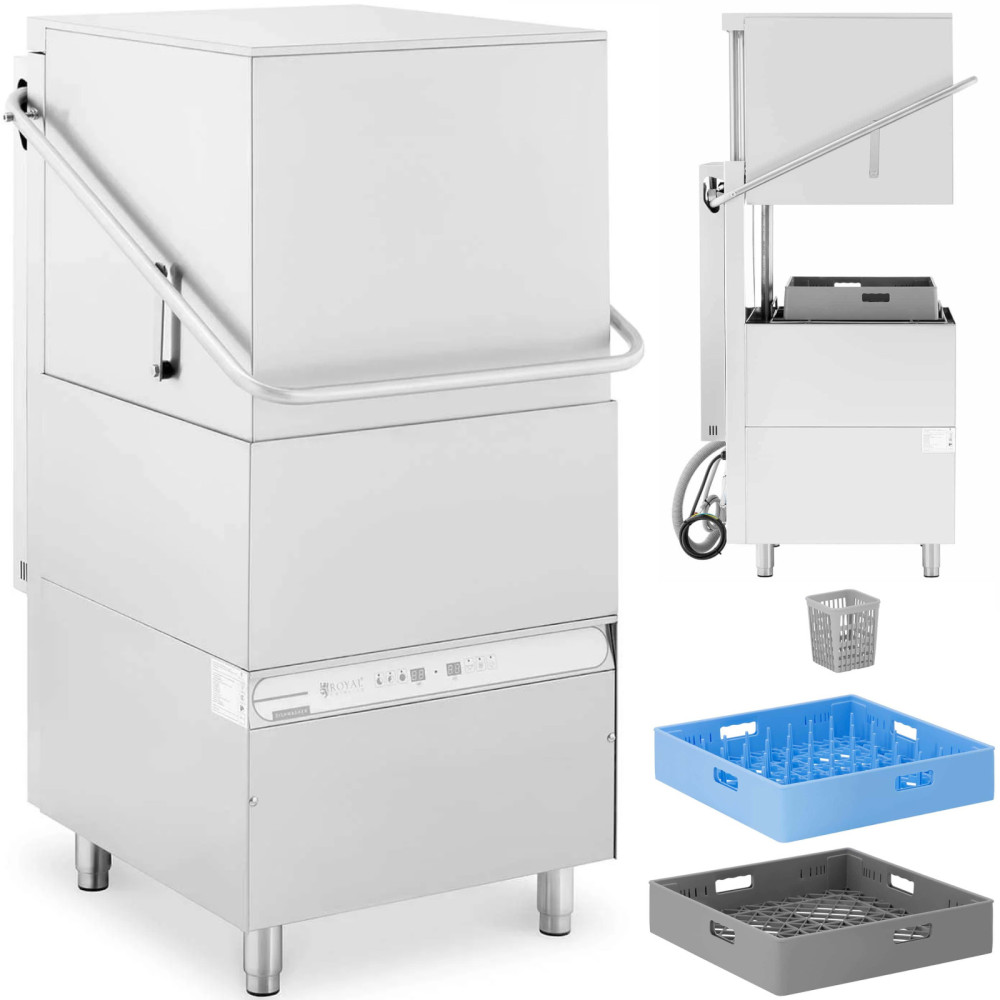 Máquina de lavar louça para pratos cesta de placas de vidro 50 x 50 cm a 60 ciclos / H 8600 W