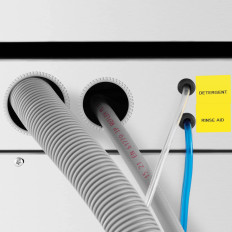 Vaatwasser voor gerechten Glazen platen Mand 50 x 50 cm tot 60 cycli / H 8600 W