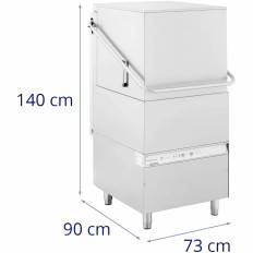 Vaatwasser voor gerechten Glazen platen Mand 50 x 50 cm tot 60 cycli / H 8600 W