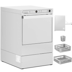 Fritstående glasvaskemaskine 40 x 40 cm op til 30 cyklusser pr. time 2900 W