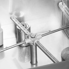 Lavastoviglie per piatti di piatti. Cesto 40 x 40 cm a 30 cicli / h 2900 w