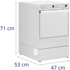 Vaatwasser voor gerechten met gerechten. Mand 40 x 40 cm tot 30 cycli / H 2900 W