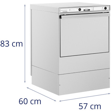 Mosogatógép a kosárhoz 50 x 50 cm és 30 ciklus / h 6600 W