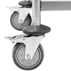 Catering-Kellnerin für Servieren 2 Regale 82 x 50 cm bis 40 kg