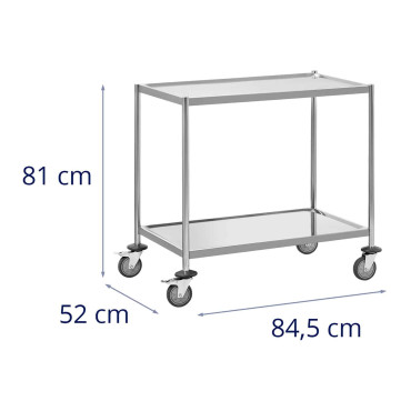 Stravovanie servírovanie na servírovanie 2 police 82 x 50 cm až 40 kg