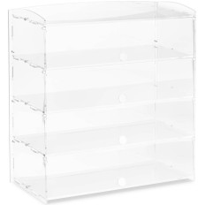 Μπουφές ζαχαροπλαστικής για τα επιδόρπια muffins με ακρυλικά 4 ράφια