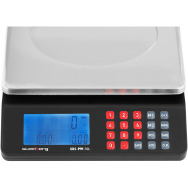 Riadiaca stupnica skladovania LCD 30 kg / 1 g