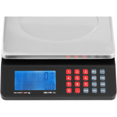 Escala de control de mesa de almacenamiento LCD 30 kg / 1 g
