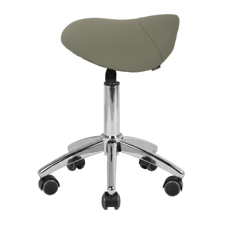 Tabouret cosmétique AM-302 gris — vue de face