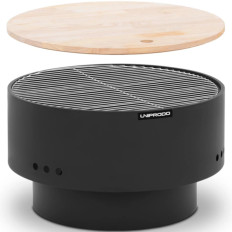 Garden Hearth Grill 3In1 Metal Tabell 60 x 60 x 36 cm