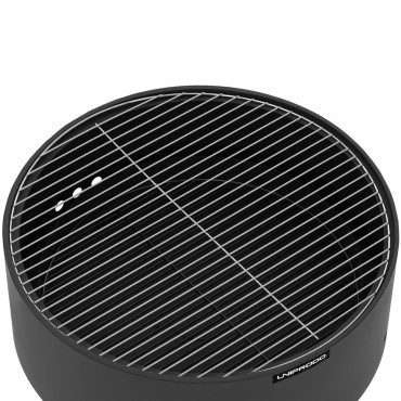 Vrtni ognjište Grill 3In1 metalni stol 60 x 60 x 36 cm