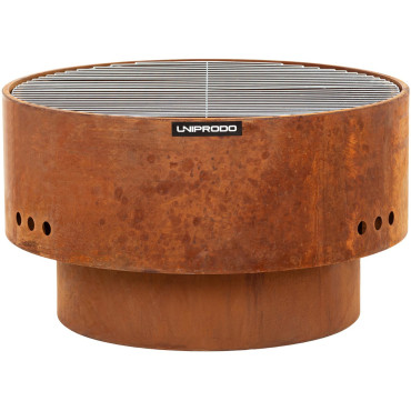 Κήπος κήπου με σχάρα και κηδεία 60 x 60 x 34,5 cm - αποτέλεσμα σκουριάς