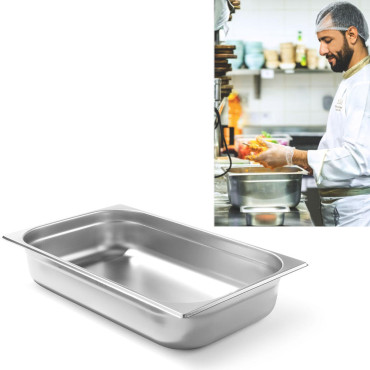 Container GN 1/1 Stainless Steel PROFI Line High. 100 mm - Hendi 801222