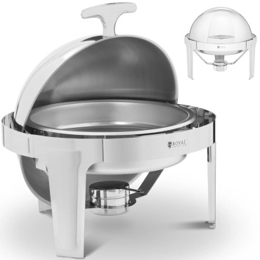 Aquecedor de mesa redondo para pasta com Rolltop 6 L Cobere