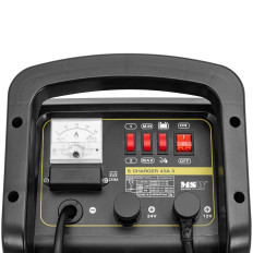 Workshop car rider with emergency start-up 12/24 V 70 A