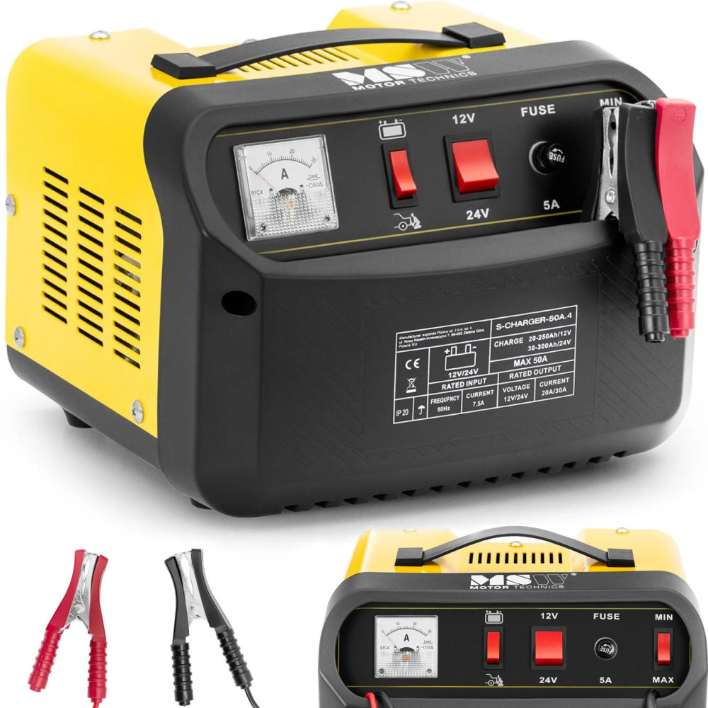 Retificador de carro com inicialização de emergência 12/24 v 45 A