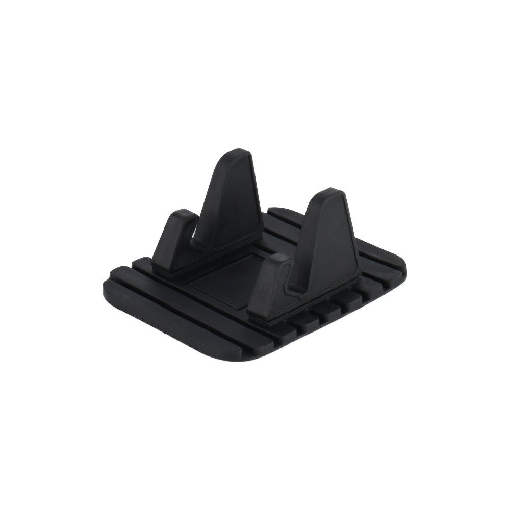 Base de silicona de soporte de coche universal para teléfono negro