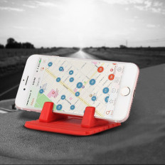 Univerzalni nosilec avtomobilov Silikonska osnova za črni telefon
