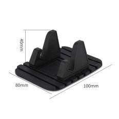 Support de voiture universel Silicone Base pour téléphone noir