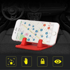 Base de silicone do portador universal do carro para o telefone preto