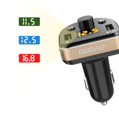Transmissor FM MP3 Bluetooth Car Charger 2x USB Preto