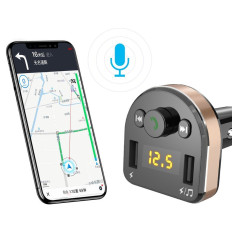 Transmissor FM MP3 Bluetooth Car Charger 2x USB Preto