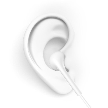 Hodetelefoner X10S Wired Mini Jack Hodetelefoner 3.5mm Hvit