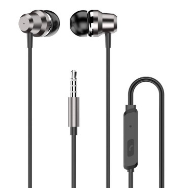 Slušalke X10 Pro z daljinskim upravljalnikom z mikrofonom Mini Jack 3,5 mm srebro