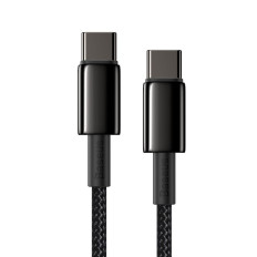 Kabel USB-C kabel rychlé zatížení napájení PD QC 100W 5A 1m černá