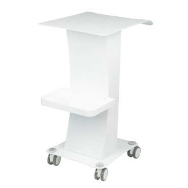 ACTIVESHOP Cosmetische tafel voor apparaat 091 met metalen frame en vergrendelbare wielen