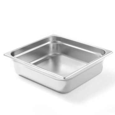 Säiliö GN 2/3 ruostumaton teräs profiilijohto korkea. 100 mm - Hendi 801321