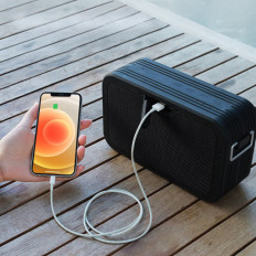 2in1 Trådlös Bluetooth-högtalare Max 80W med Powerbank Black