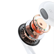 Juhtmega kõrvaklapid koos minijack pistikuga 3.5mm Valge