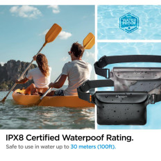 Universal νεφρό σακουλάκι Biodrówka αδιάβροχο 22x15cm μαύρο