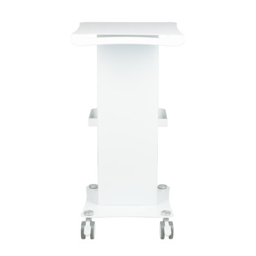 Table cosmétique ACTIVESHOP pour appareil 091 en métal avec roulettes verrouillables — vue de face