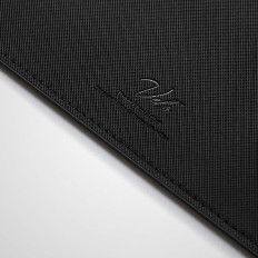 Augstas kvalitātes peles paliktnis 250x210mm neslīdošs melns dibens