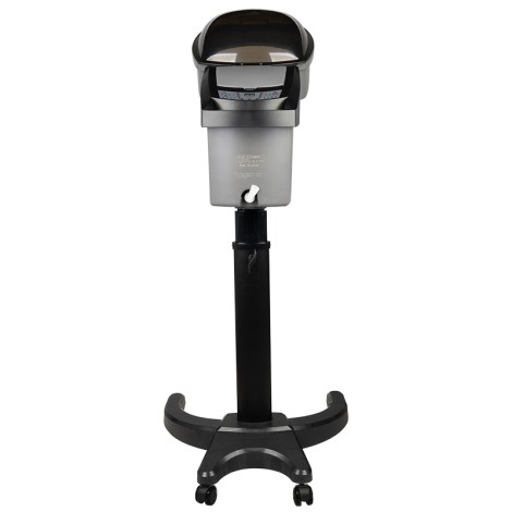 GABBIANO Staande Kapperssauna 408D Grijs met Actieve Ozon — vooraanzicht