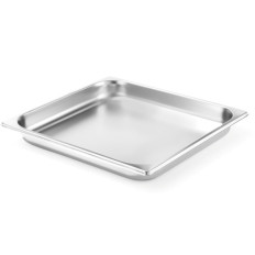 Recipiente GN 2/3 de aço inoxidável Profi linha alta. 40 mm - Hendi 801345