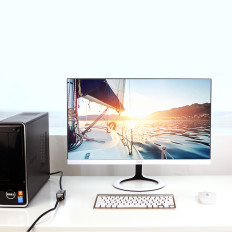 LAN Ethernet RJ45 F / UTP CAT hálózati hosszabbító kábel. 6 1000MB / s 0.5m fekete